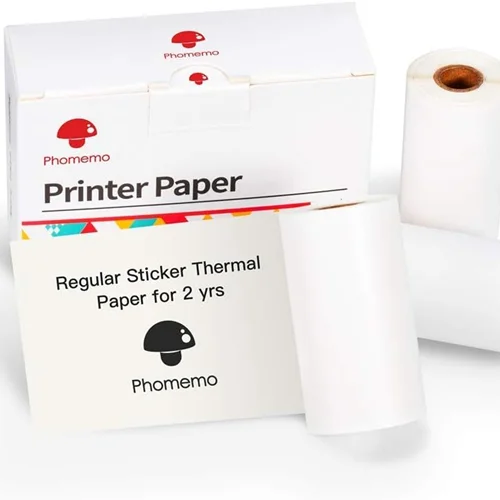 رول برچسب حرارتی پرینتر 3 عددی فوممو مدل Phomemo Printer Paper