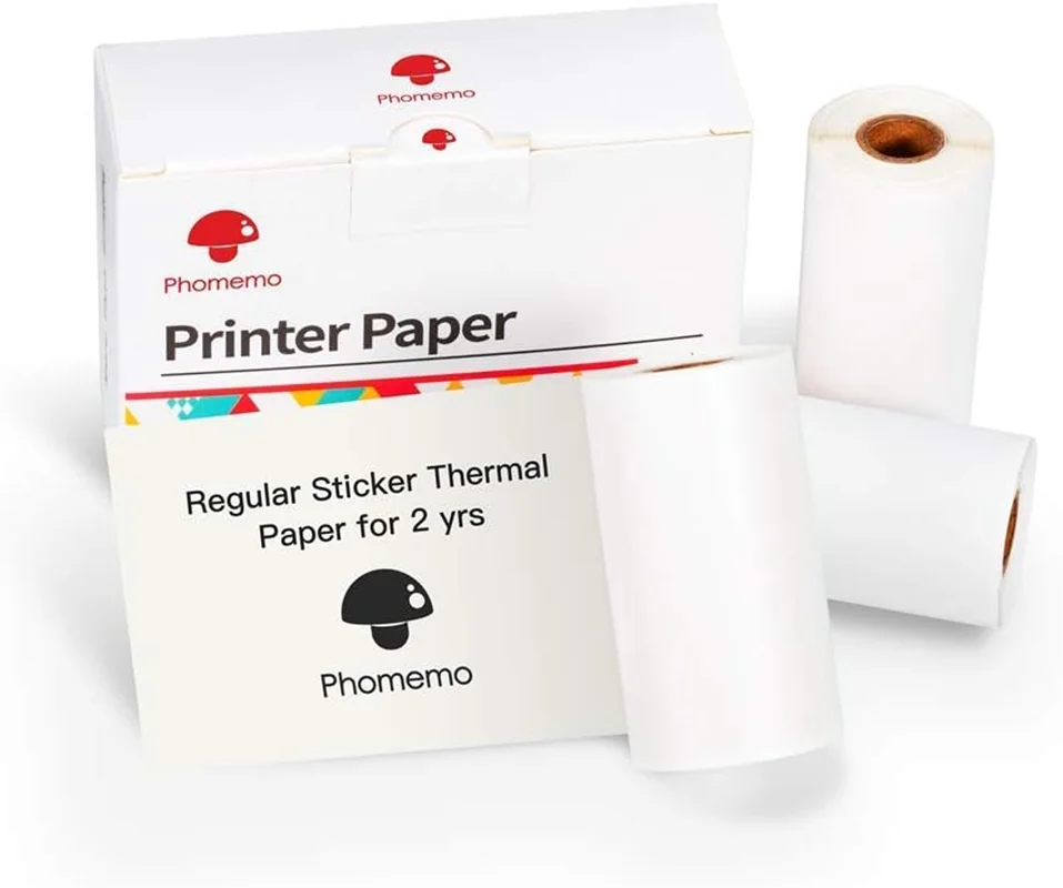 رول برچسب حرارتی پرینتر 3 عددی فوممو مدل Phomemo Printer Paper
