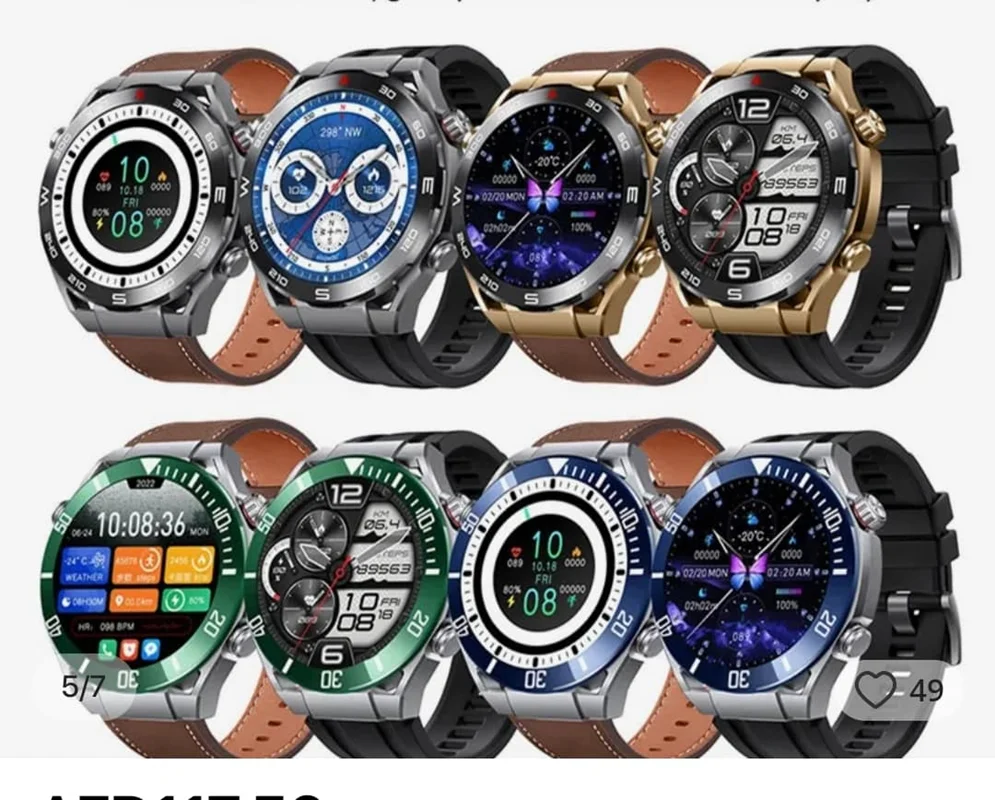 ساعت هوشمند HK5 HERO | نسخه CHAT GPT 2023 |صفحه نمایش AMOLED