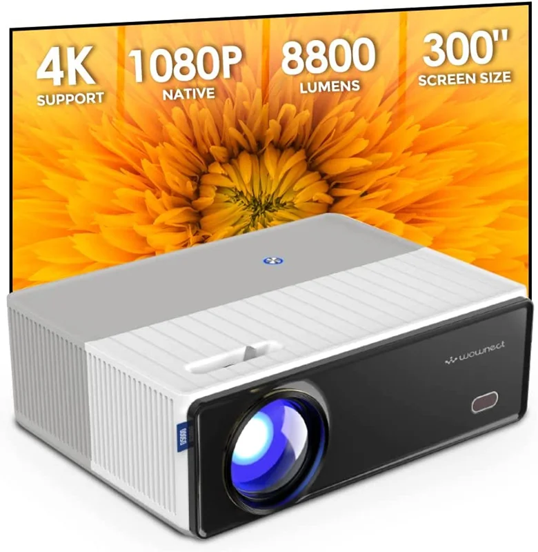 Wownect Video Projector 4K LED D5000