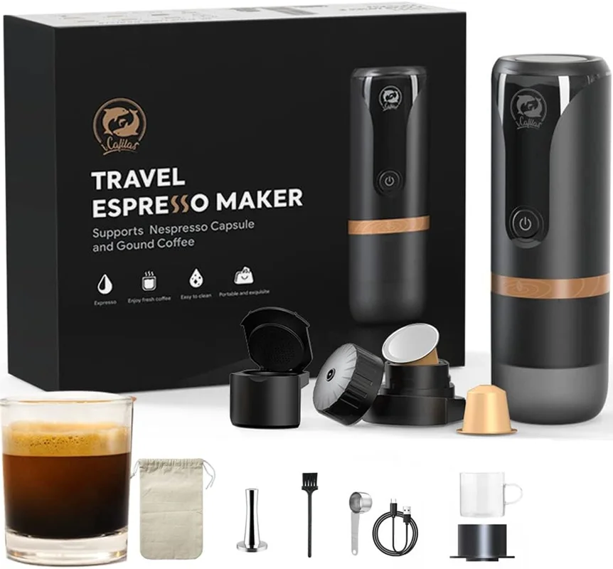 اسپرسو ساز قابل حمل و مسافرتی Icafilas travel espresso maker YJ04