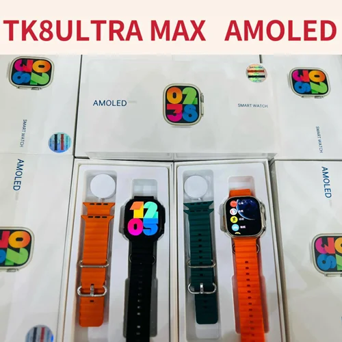 ساعت هوشمند TK8ULTRA MAX 2023 صفحه نمایش AMOLED فول کپی نسخه اصلی