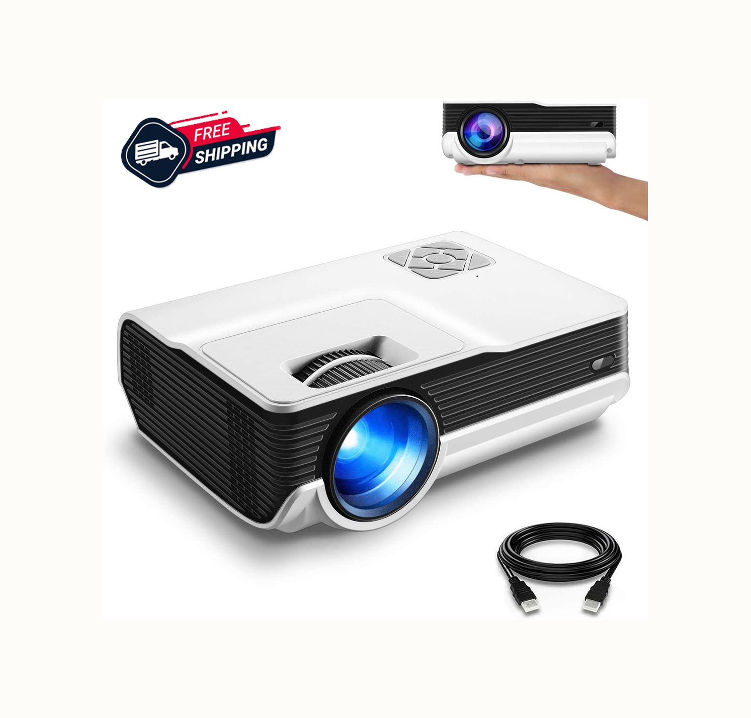 مینی پروژکتور ، پروژه ویدئویی قابل حمل Vamvo L4200